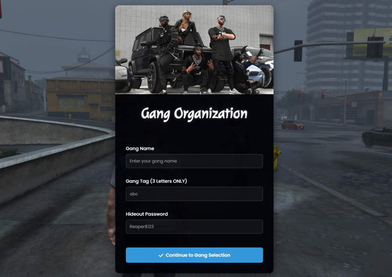 Gang Creation